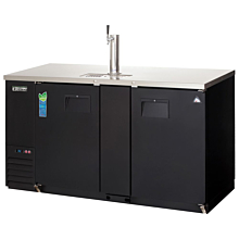 Everest EBD3-BB-24 68" Two Solid Swing Door Direct Draw Keg Refrigerator