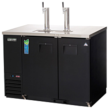 Everest EBDS2-24 49" Two Solid Swing Door Direct Draw Keg Refrigerator