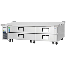 Everest ECB82D4 82" Four Drawer, Chef Base Refrigerator