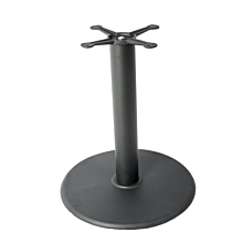 JMC Furniture Economy Indoor Cast Iron Round Table Base - 28" Height / 13" Spider / 24" Rpound Base