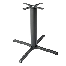 JMC Furniture Economy Indoor Cast Iron Cross Table Base - 28" Height / 15" Spider / 33" x 33" Cross Base