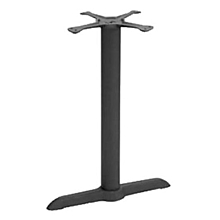 JMC Furniture Economy Indoor Cast Iron T Table Base - 28.5" Height / 13" Spider / 5" x 22" T Base