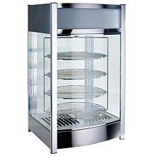 Winco EDM-2 18" Electric Countertop Pizza Display Merchandiser - 120V, 875W