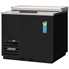 Everest EGC37 37" One Slide Lid Glass and Plate Chiller