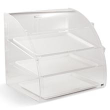 Vollrath ELBC-2 Large Countertop Euro Curve Bakery Case with Front & Rear Doors
