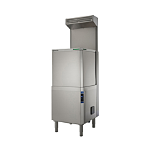 Electrolux 504263 26" High Temp Hood Type Ventless Dishwasher Automatic Lifting Hood w/ LED Status Bar, 80 Rack/Hr