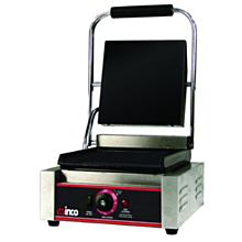Winco ESG-1 Countertop Panini Sandwich Grill w/ Single 14" Flat Plate