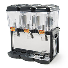 Eurodib Cofrimell CD3J110 Juice Dispenser w/ (3) 3 Gallon Polycarbonate Tank