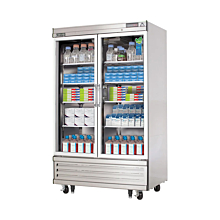Everest Refrigeration EBGR2-LAB 54-1/8" Two Glass Door Laboratory Refrigerator, 33 Cu. Ft.