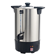 Winco EWB-50A 8 Liter Stainless Steel Hot Water Dispenser 50 Cup - 110-120V