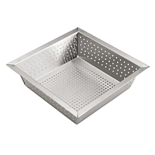 Winco FDS-1010 Stainless Steel 10" x 10" x 2 5/8" Floor Drain Strainer