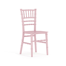 Flash Furniture LE-L-7K-PK-GG Child's Pink Resin Party and Event Chiavari Chair for Commercial & Residential Use