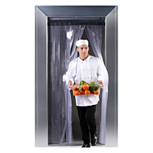 HIMI FlexCool FC1000 37" Double Layer Commercial Walk-in Cooler Curtain