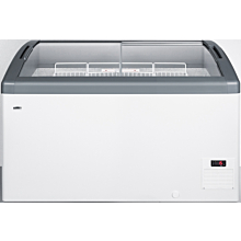 FOCUS131 52" Curved Glass Top Display Ice Cream Freezer