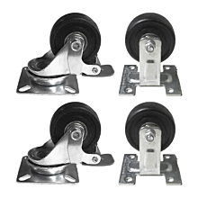 Coldline G8E-4-CASTER 2" Casters for G8E and G12E, Black (Set of 4, 2 with Brake)