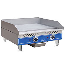 Globe GEG24 24" Electric Countertop Griddle - 208/240V