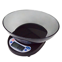 Globe GPS5 5 lb. Portion Control Scale with Ingredient Bowl