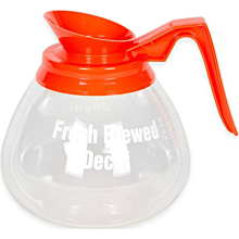 Grindmaster 98006 Glass Decanter, 3 Pack, Orange