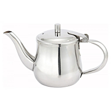 Winco GS-10 10 oz. Stainless Steel Gooseneck Server