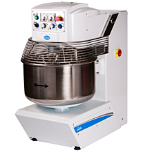 Globe GSM130 106 qt. / 130 lb. Two-Speed Spiral Dough Mixer - 208V