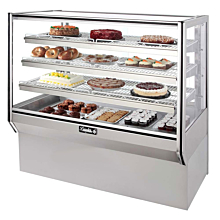 Leader NHBK57DRY 57" Dry Non-Refrigerated High Bakery Case with 3 Shelves