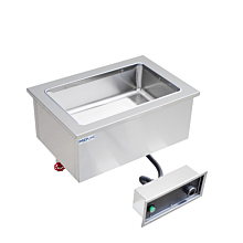 Prepline HFW1 Stainless Steel One Pan Drop-In Hot Food Well - 120V