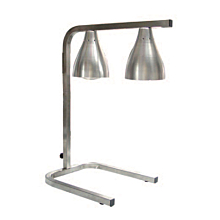 Global HL2B-A 20" Commercial 2 Bulb, Aluminum Food Heating Lamp