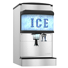 Hoshizaki DM-4420N 22" 200 lb. Countertop Cubelet Ice & Water Dispenser