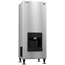 Hoshizaki DKM-500BAJ 30" 545 lb. Serenity Series Air-Cooled Crescent Cube Ice Maker/Dispenser with 200 lb. Storage