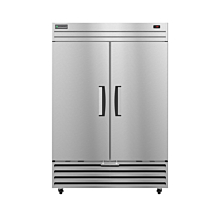 Hoshizaki ER2A-FS 54" Reach-In Economy Series Refrigerator with 2 Full-Height Solid Hinged Doors & Locks - 39 Cu. Ft.