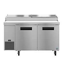 Hoshizaki PR60B 60" Refrigerated Steelheart Pizza Prep Table with Two Doors