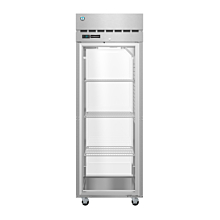 Hoshizaki PT1A-FG-FG 27" Pass-Thru Steelheart Series Refrigerator with 1 Full-Height Right Hinged Glass Door - 24 Cu. Ft.
