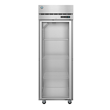 Hoshizaki R1A-FG 27" Reach-In Steelheart Series Refrigerator with 1 Full-Height Hinged Glass Door - 23 Cu. Ft.