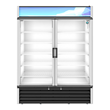 Hoshizaki RM-49-HC 60" Reach-In Refrigerated Merchandiser with 2 Glass Hinged Doors - 43 Cu. Ft.