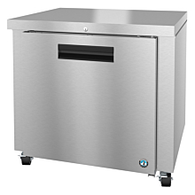 Hoshizaki UR36B-01 36" Steelheart Series One-Section Undercounter Refrigerator with Stainless Door & Cylinder Lock - 10 Cu. Ft.