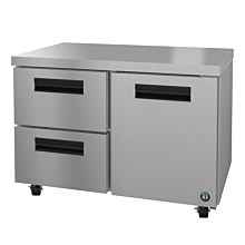 Hoshizaki UR48A-D2 48" Steelheart Series Two-Section Undercounter Refrigerator with Stainless Door & 2 Drawers - 14 Cu. Ft.