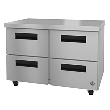 Hoshizaki UR48A-D4 48" Steelheart Series Two-Section Undercounter Refrigerator with 4 Drawers - 14 Cu. Ft.