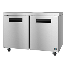 Hoshizaki UR48A 48" Steelheart Series Two-Section Undercounter Refrigerator with 2 Stainless Doors - 14 Cu. Ft.