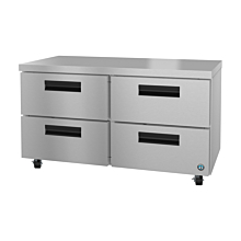 Hoshizaki UR60A-D4 60" Steelheart Series Two-Section Undercounter Refrigerator with 4 Drawers - 18 Cu. Ft.