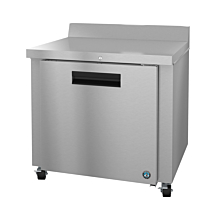 Hoshizaki WR36B-01 36" Steelheart Series One-Section Worktop Refrigerator with Stainless Door & Cylinder Lock - 10 Cu. Ft.
