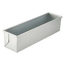 Winco HPP-20 2 LB Aluminized Steel Pullman Pan, 4" x 16" x 4"