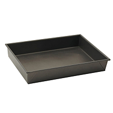 Winco HRCP-1309 13" x 9" x 2-1/4" Rectangular Aluminized Steel Non-Stick Cake Pan