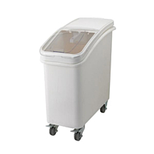 Winco IB-21 21 Gallon Plastic Ingredient Bin with Casters