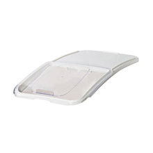 Winco IB-27-LE White Polycarbonate Lid for Ingredient Bin IB-27