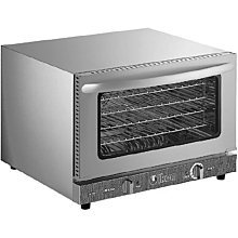 IKON IC-514S 23" Half Size Electric Countertop Convection Oven with Steam Injection, 208-240V/2100-200W/2.3 Cu. Ft.