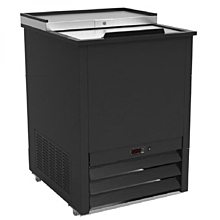 IKON IGC-24 24" Sliding Lid Flat Top Glass Chiller - 2.7 Cu. Ft.