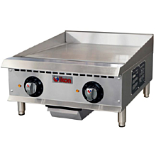 Ikon ITG-24E 24" Electric 2 Element Thermostatic Control Griddle - 208V/240V