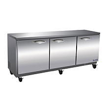 IKON IUC72R 72" Three Swing Door Undercounter Refrigerator, 18 cu. ft.