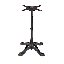 JMC Furniture TT-107 Indoor Cast Iron Table Base - 28" Height / 16" Spider Length / 24" Base Spread