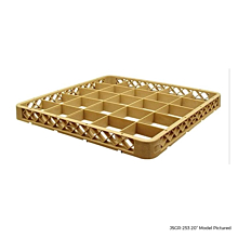 Global JSGR-162 20" 16 Compartment Glass Rack Extender